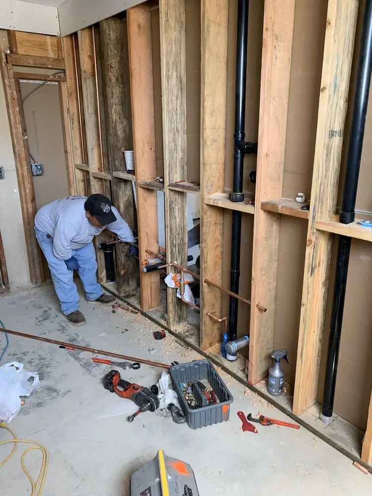 Commercial rough-in plumbing for Gas Line Repair in Excelsior Beach